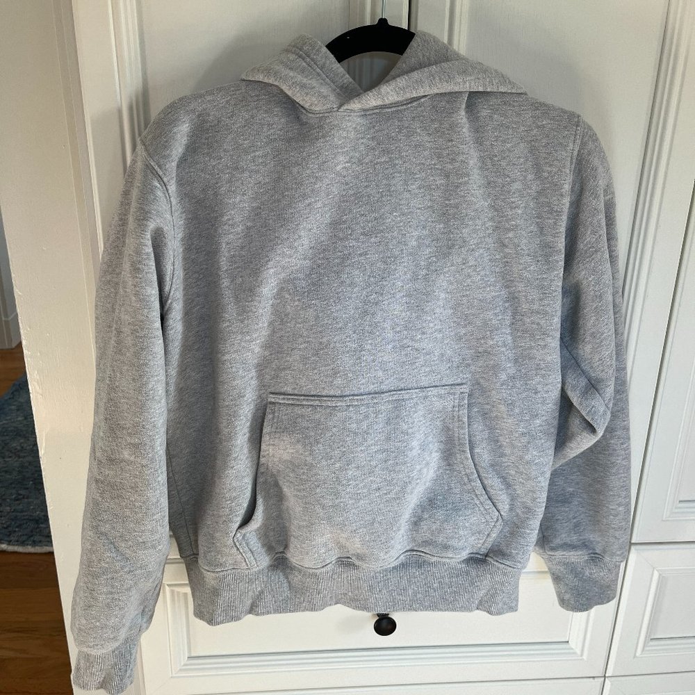 Aritzia Grey Sweatshirt, TNA Cozy Fleece, Size Small